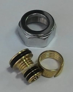 Концовка с гайкой стальн. трубы 50940.1501 (Арт.:50940.1501)