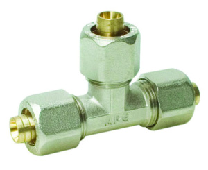 Тройник АРЕ цанговый с 3 адапт. 16х16х16