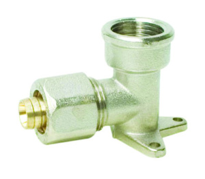 Угольник АРЕ цанговый настенный 1/2"х20