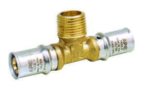 Пресс-тройник НР, 20х1/2"х20 APE