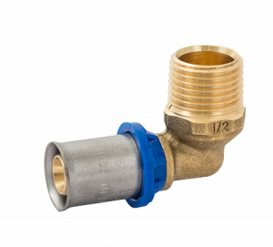 Пресс-угол 90°, НР, 3/4"х26 APE