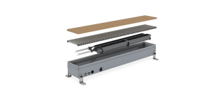 Радиатор Jaga Clima Canal Metal H08 L108 T18 решетка BNA RAL7006 (Арт.:CLCM0.00810818.RAL7006_E/BNA/SP)