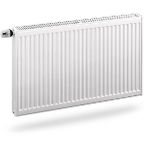 Радиатор стальной панельный EVRA Ventil Compact 21-300-1800, подкл нижнее правое, RAL 9016 глянцевый