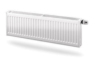Радиатор стальной панельный EVRA Compact 22-300-1600, подкл боковое, RAL 9016 глянцевый