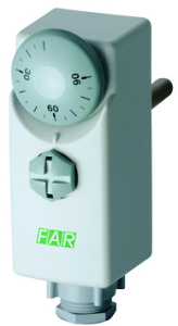 Термостат погружной 1/2", L=50 мм, +10…+90 °С FAR