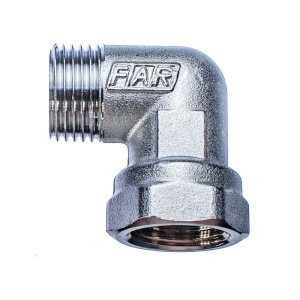 Переходник угловой, 1/2", ВР-НР FAR