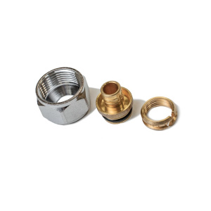 Концовка для пластиковых труб, 16х2 евроконус 3/4" FAR