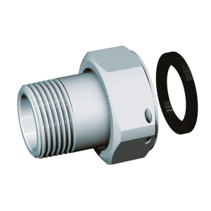 Американка хром. 3/4”НР-1”НГ под пломб.