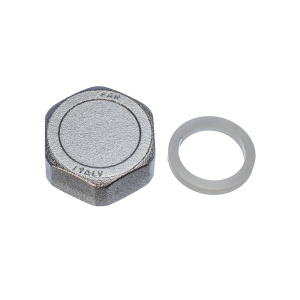 Заглушка для коллектора 1", ВР, хромированная FAR