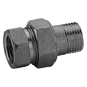 Прямой фитинг из 3 частей ("американка"), 1 1/2", ВР-НР, хромированный