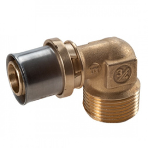 Угольник 90° "мультипресс" сНР для труб GIACOTHERM, GIACOFLEX, 3/4"x(16x2)