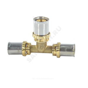 Тройник-переходник "мультипресс" для труб GIACOTHERM, GIACOFLEX, (20x3)x(26x3)x(20x2)