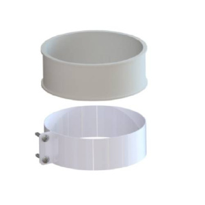 Хомут обжимной труба-труба, 100 мм Gekon