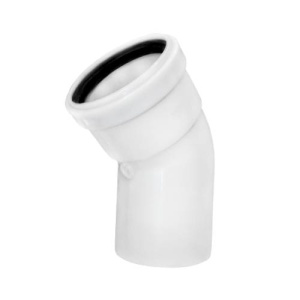 Колено конденсационное, ф80 мм, 45°, PP-R Gekon