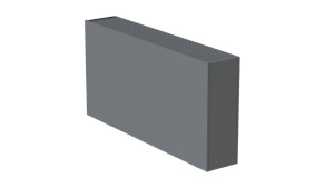 Конвектор настенный Gekon 13х100х08 RAL7024