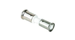 Муфта переходная, ПВДФ пресс (белая), 20x16