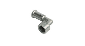 Угольник 90°, ВР, латунь пресс, 16х1/2" Henco