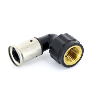 Угольник 90° ВР, ПВДФ пресс, 63x2"