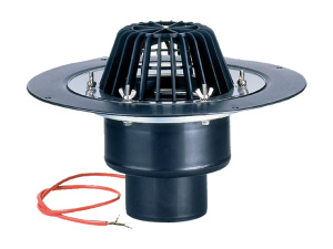 Воронка кровельная с электроподогревом, DN110 HL