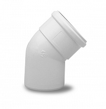 Отвод полипропиленовый 45°, диам. 80 мм Baxi