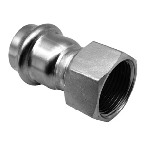 Пресс-фитинг из нержавеющей стали, с внутренней резьбой, 22х3/4" Kromwell