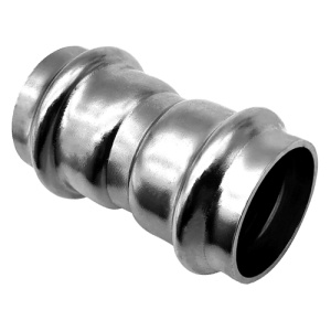 Пресс-муфта из нержавеющей стали, равнопроходная, 15х15 Kromwell