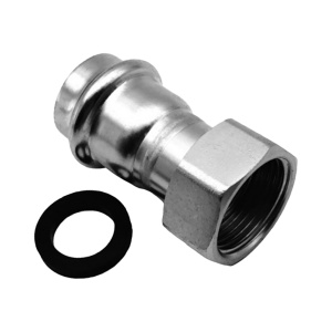 Пресс-фитинг из нержавеющей стали с накидной гайкой 42х1 1/2"