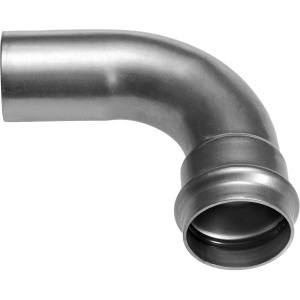 Пресс-угольник 90°, из нержавеющей стали, раструб-труба, 18х18 Kromwell
