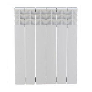 Радиатор биметаллический Neo Bm 500 12 секций, боковое подключение, RAL 9016, Kromwell