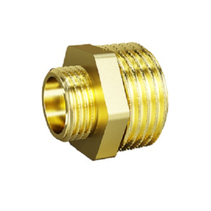 Ниппель переходной, DN25х20, 1"х3/4", НР-НР, латунь LD