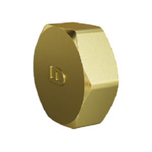 Заглушка DN15, 1/2", ВР, латунь LD