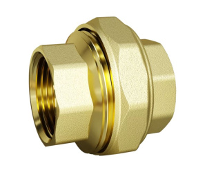 Муфта разъемная (американка) DN25 (1") ВР/ВР латунь LD