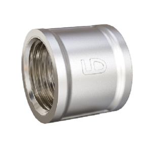 Муфта DN20 (3/4") ВР латунь никель