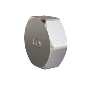 Заглушка DN32 (1 1/4") ВР латунь никель