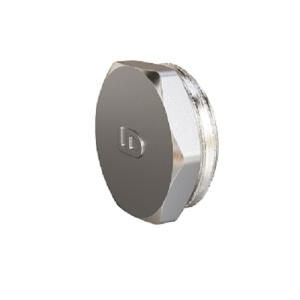 Пробка DN20 (3/4") НР латунь никель