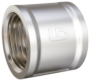 Муфта LD Pride DN32 (1 1/4") ВР латунь никель