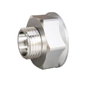 Переход DN25х15 (1"ВР х 1/2"НР) латунь никель