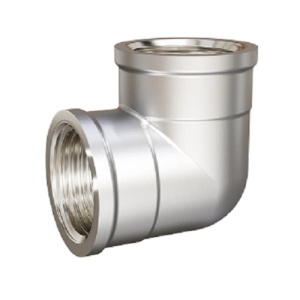 Угол 90 гр DN15 (1/2") ВР/ВР латунь никель