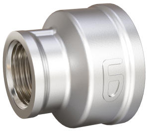 Муфта переходная LD Pride DN40х32 (1 1/2"ВР х 1 1/4"ВР) латунь никель