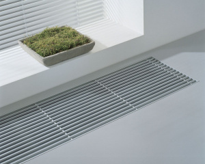 Конвектор медно-алюминиевый внутрипольный Mini Canal с решеткой RNA H09 L130 T18 JagaRus