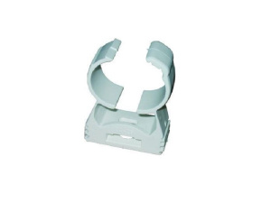 КЛИПСА ДЛЯ ТРУБ 40 ММ БЕЛАЯ '25С