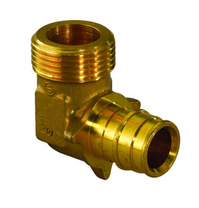 Q&E УГОЛЬНИК С НАРУЖНОЙ РЕЗЬБОЙ 25-G3/4"НР '40И (старый аналог 1025960)