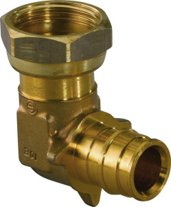 Q&E УГОЛЬНИК С НАКИДНОЙ ГАЙКОЙ 16-G1/2"НГ '70А