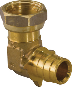 Q&E УГОЛЬНИК С НАКИДНОЙ ГАЙКОЙ 20-G3/4"НГ '35С