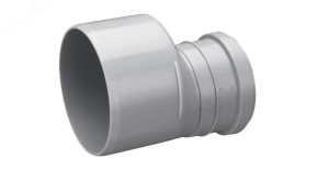 ПЕРЕХОД КАНАЛИЗАЦИОННЫЙ ОДНОРАСТРУБНЫЙ, КОРОТКИЙ Д.110/50ММ СЕРЫЙ '20C