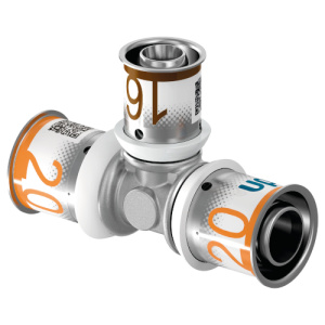 S-PRESS PLUS ТРОЙНИК РЕДУКЦИОННЫЙ ЛАТУННЫЙ 25-20-25 '5И (старый аналог 1015021)