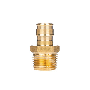 Штуцер латунный для труб PE-Xa 16-R1/2"НР, тип 1 '100Ф