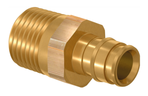 Штуцер латунный для труб PE-Xa 16-R3/4"НР, тип 1 '80И