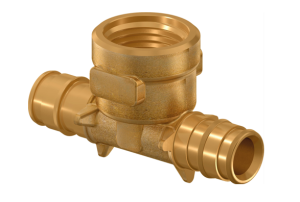 Тройник латунный для труб PE-Xa 25-Rp3/4"ВР-25, тип 1 '20А