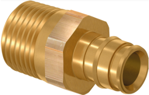 Штуцер латунный для труб PE-Xa 25-R3/4"НР, тип 2 '40Ф
